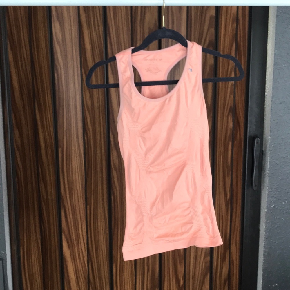 Orange workout top